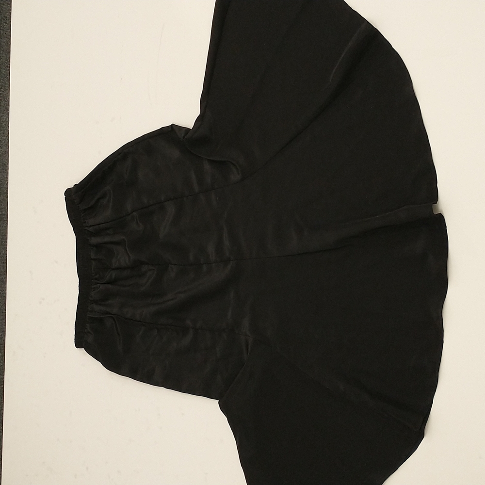 USA Made Vintage Black Skirt Trumpet Flare sz 16 Lightweight Washable SeeMeasure